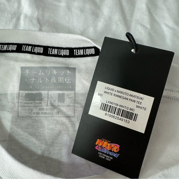 NEW! Men’s Team Liquid x Naruto Shippuden Short Sleeve T-Shirt Size Medium W/Tag - Picture 5 of 5